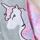 Whimsical Unicorn Graphic Jacket with Long Sleeves