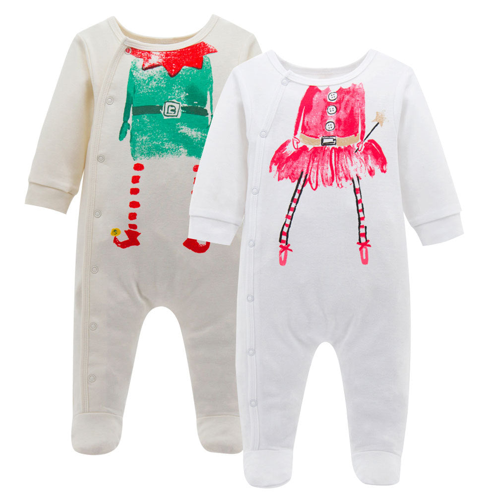 White Color and Cream Color Baby onesies
