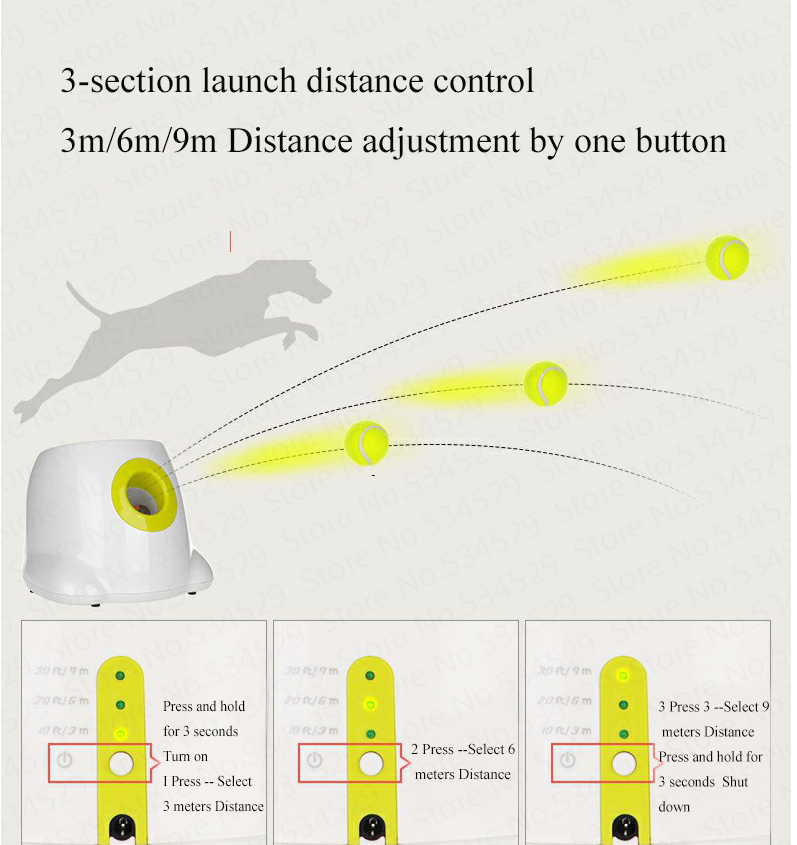 Automatic Interactive Ball Launcher For Pet Dog
