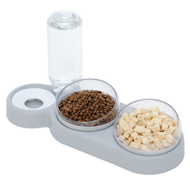 Convenient Dog and Cat Food Bowl with Automated Feeding
