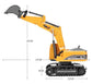 Remote control excavator for toys