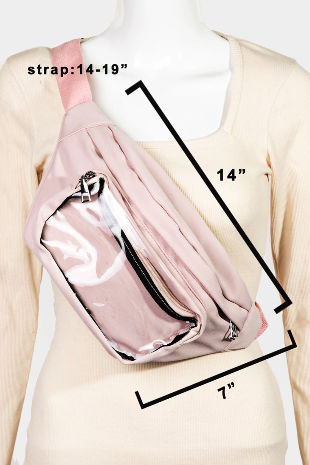 Fancy Adjustable Strap Sling Bag