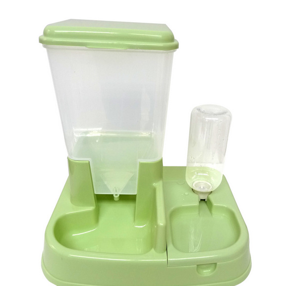 Green Color Automatic Feeder For Pets