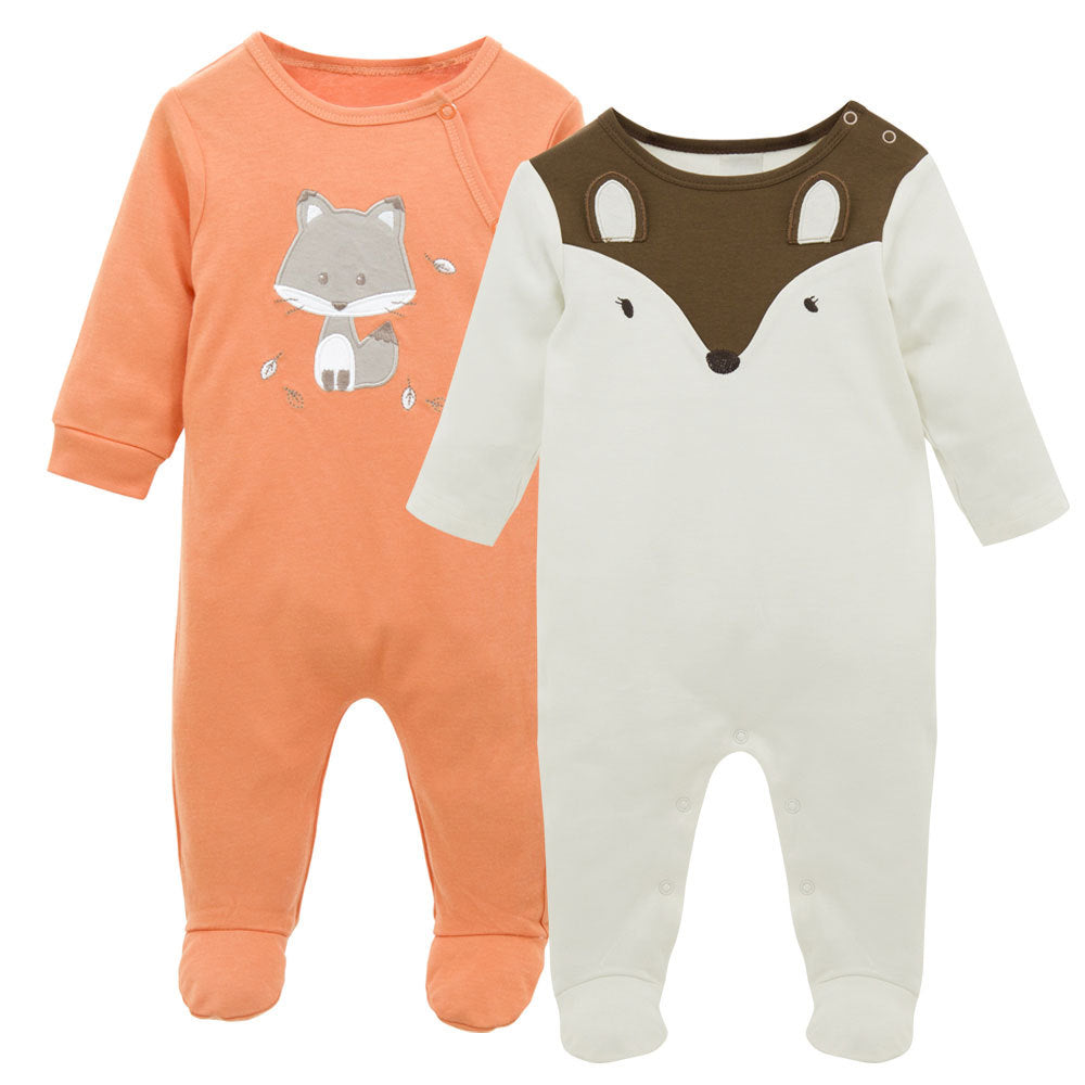 Orange Color and Brown Color Baby onesies