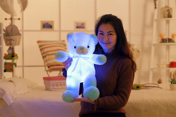 Light up Blue Teddy Bear