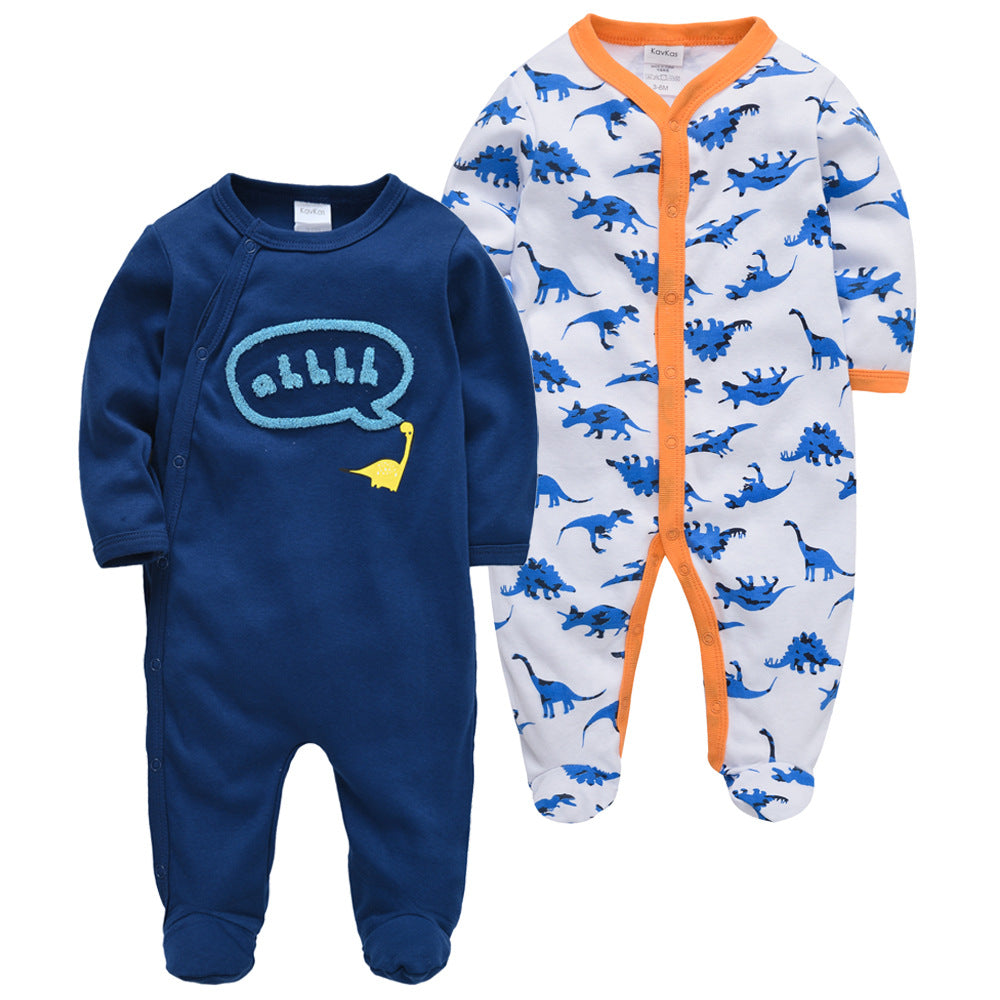 Dark Blue and White Color Baby onesies