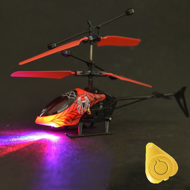 Luminous Night Market Helicopter Toy with Induction