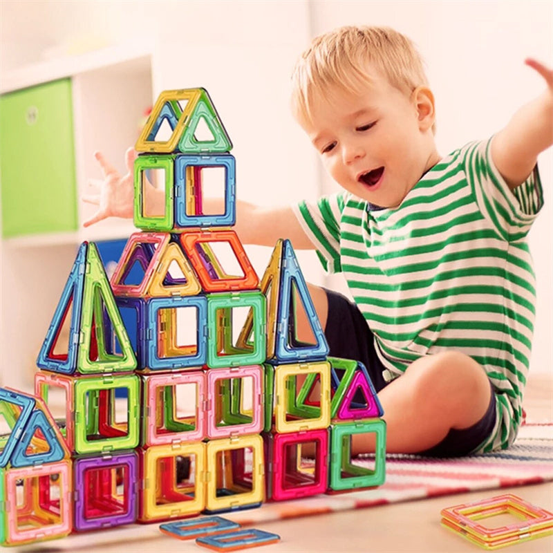 Building Blocks DIY Magnets Toys For Kids