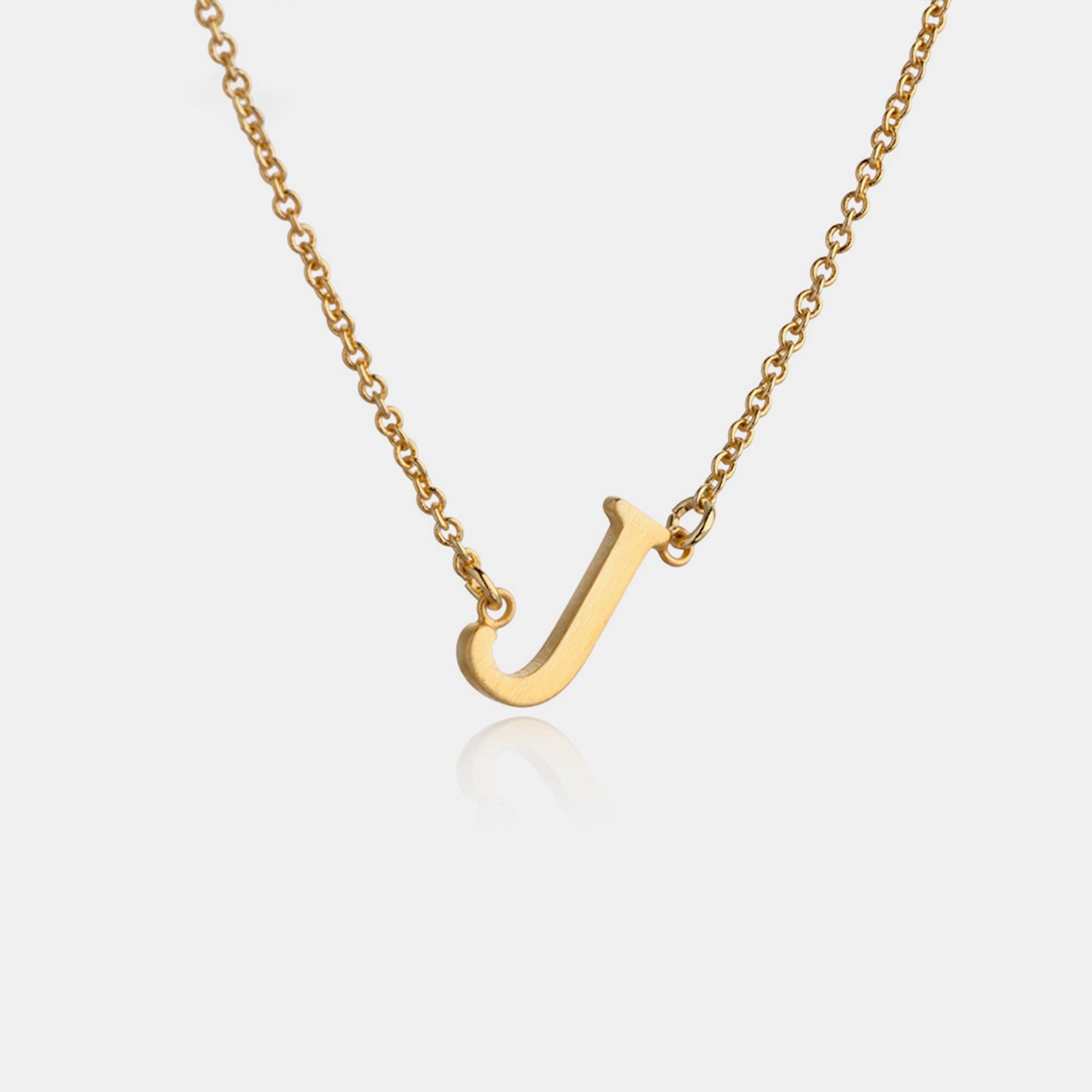 Unique Copper Necklace with Alphabet Pendant