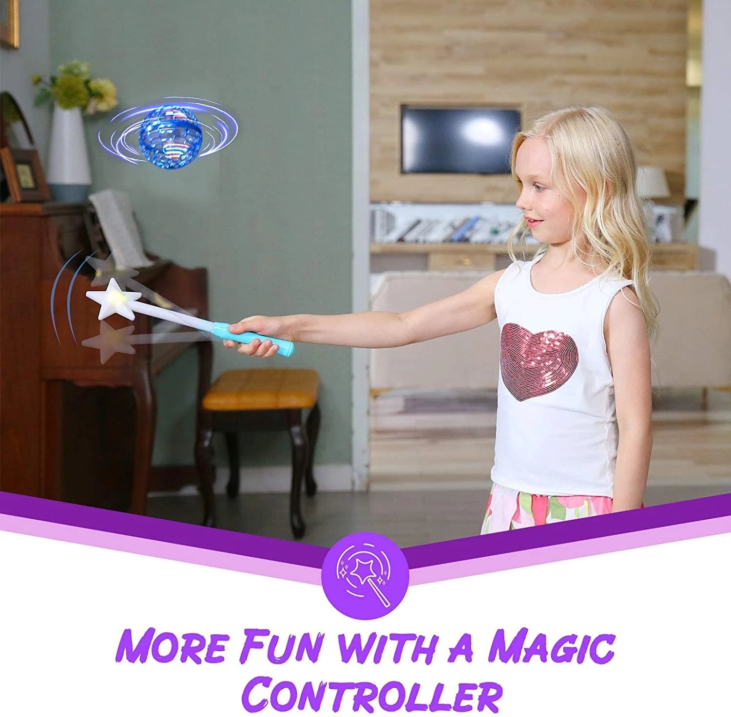 Fun and Interactive Flynova Pro Flying Ball Spinner Toy