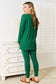 Easygoing Zenana Lazy Days Full Size Long Sleeve Top and Leggings Set