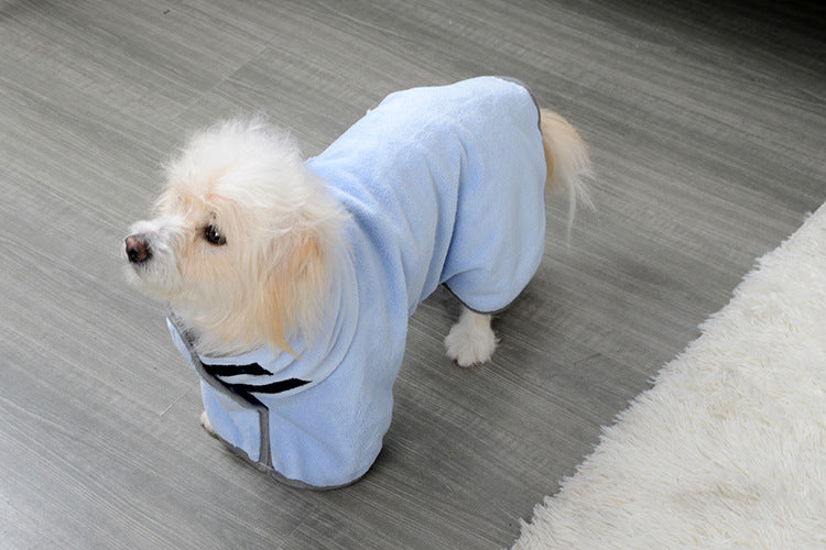 Dog Bathrobe: Quick-Drying and Absorbent Pet Towel
