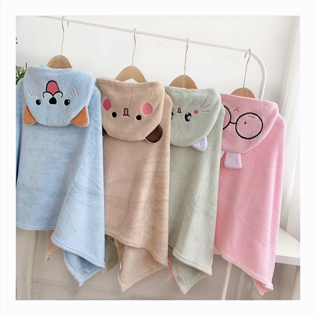 Soft Hooded Children's Bath Towel