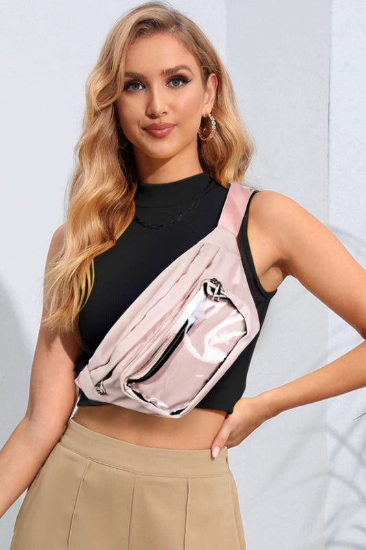 Printed Adjustable Strap Sling Bag