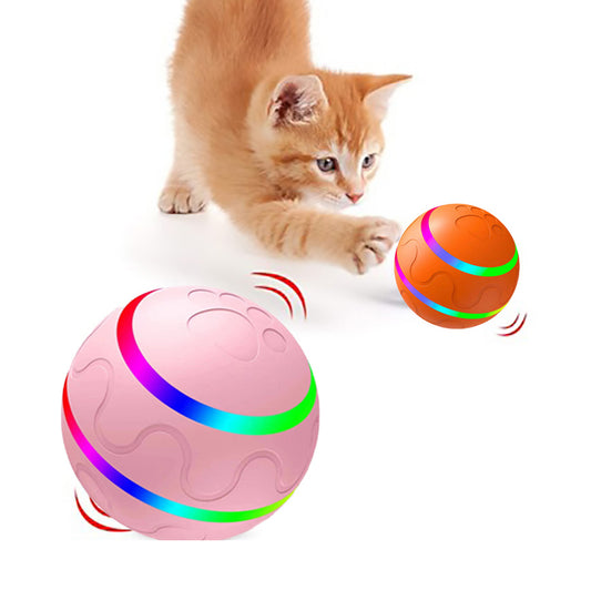Intelligent Cat Toy: USB Rechargeable Wicked Ball for Playful Pets