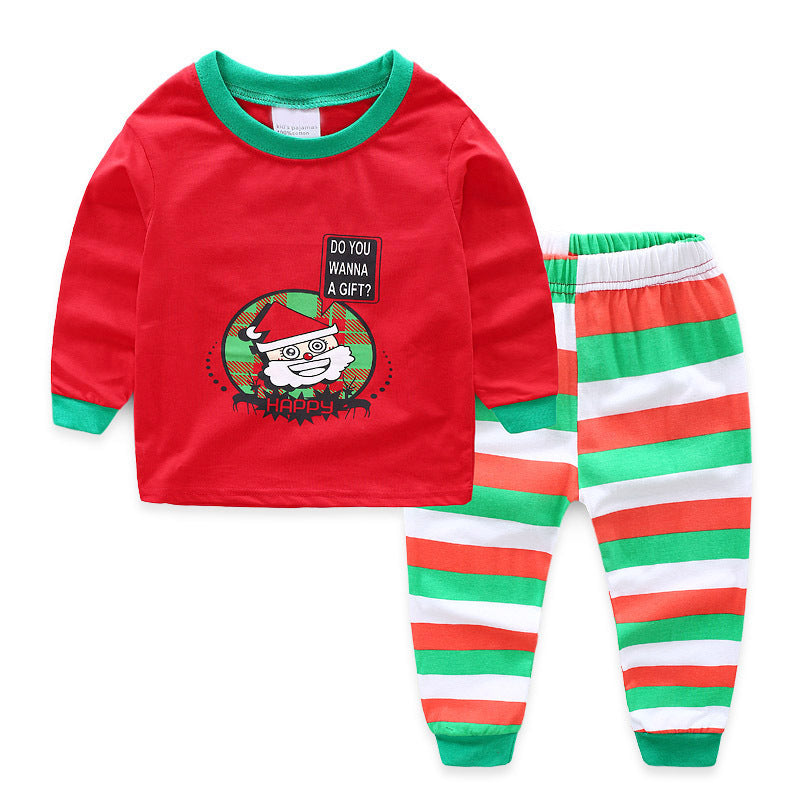 Comfy Children's Pajamas Set for Autumn and Winter Homewear