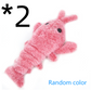 USB Rechargeable Simulation Lobster for Interactive Pet Play