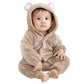 Stylish Brown Color Child Bear Jumpsuit 