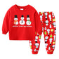 Comfy Autumn and Winter Children's Homewear Pajama Ensemble