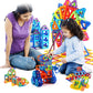 Colorful magnetic building blocks for children